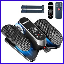 Under Desk Elliptical Machine, Electric Leg Exerciser for Seniors with 12 Adj...