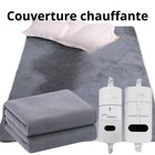 Couverture Chauffante Électrique 220V Matelas Thermique Télécommande