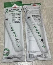 MegaLight 7 Outlet Advanced Power Strip APS-7-600 Energy Saver Surge Protection