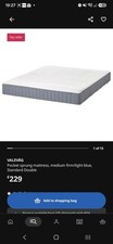 Double Mattress, IKEA Valevag/ VALEVÅG, Pocket Spring, 140x200, Firm