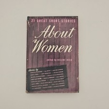 About Women Helene Reed 1944 HC DJ Tower Books 21 Great Short Stories