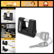 Heavy-duty Trailer Hitch Coupler Lock 14 Diameter 34 Span Secure Black Lo Heavy-duty Trailer Hitch Coupler Lock 14 Diameter 34 Span Secure Black Lo