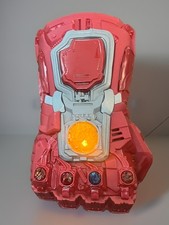 Marvel Avengers Endgame Iron Man Red Infinity Gauntlet Fist Electronic Toy WORKS