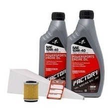 Factory Racing Parts SAE 10W-40 2qt Oil Change Kit Fits Yamaha Bruin 250 YFM250 53.98 per gallon