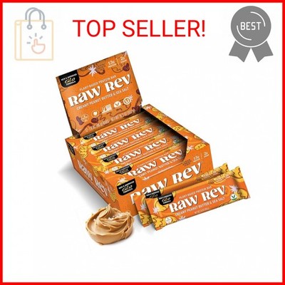 Vegan Protein Bars, Creamy Peanut Butter & Sea Salt, 12 Bars, Non-GMO