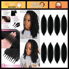 8 Packs 18" Pre-Separated Marley Twist Braiding Hair - Soft Locs Crochet Extensi