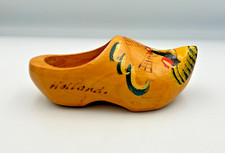 Wooden Dutch Hand Painted Windmill Decorative Clog Shoe Made in Holland