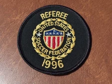 Referee United States Soccer Federation 1996 Patch NOS