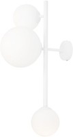 Weiß Moderne Wandleuchte Leuchter Flurlampe 2X40W/E14+1X60W/E27 38X20X67,5 [Cm]