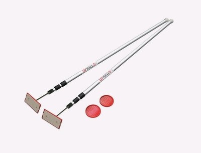 ZIPWALL SLP2 2PK ALUMINUM POLES SPRING LOADED POLES DUST MOLD SYSTEM