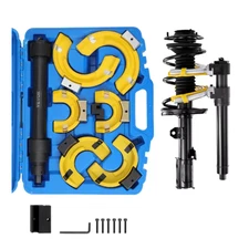 Macpherson Strut Coil Spring Compressor Kit Interchangeable Fork Extractor Tool