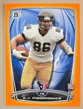 2014 Bowman Rainbow Orange Parallel #R72 C.J. Fiedorowicz RC Texans SP #d /299