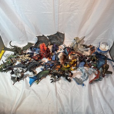 Mega Bloks Dragons Lot Fire And Ice Krystal Wars FOR PARTS OR REPAIR