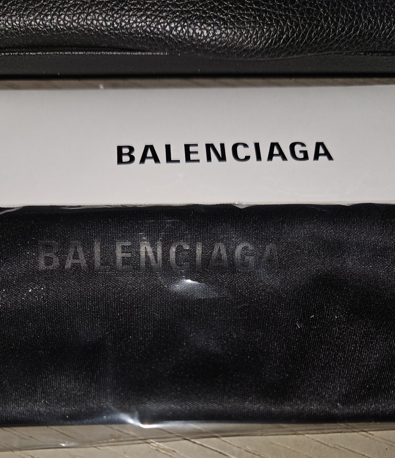 Brand New Medium Balenciaga Hard Clamshell Glasses Case With Extras thumbnail 2