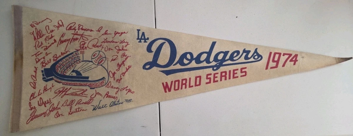 Los Angeles Dodgers Baseball Original Vintage Sports Pennants and