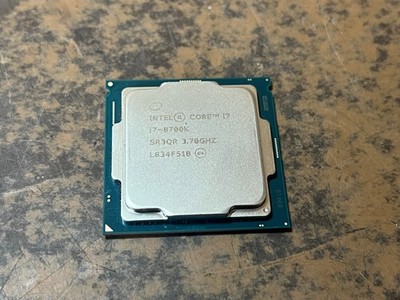 Intel Core i7-8700K 3.70GHz 6-Core 12MB LGA1151 CPU Processor (SR3QR)