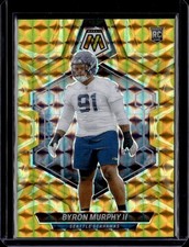2024 Panini Mosaic #316 Byron Murphy II Mosaic Reactive Yellow