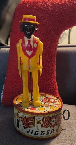 1940’s Marx Be-Bop Jigger Wind-up Dancer Tin Litho Toy