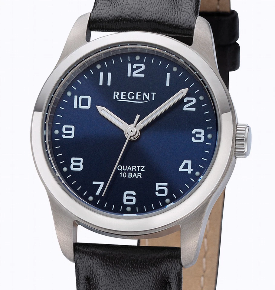Sportliche Regent F-1322 TITAN Damenuhr - 10 BAR WR  hypoallergen UVP* 59,90 EUR - Bild 1 von 3