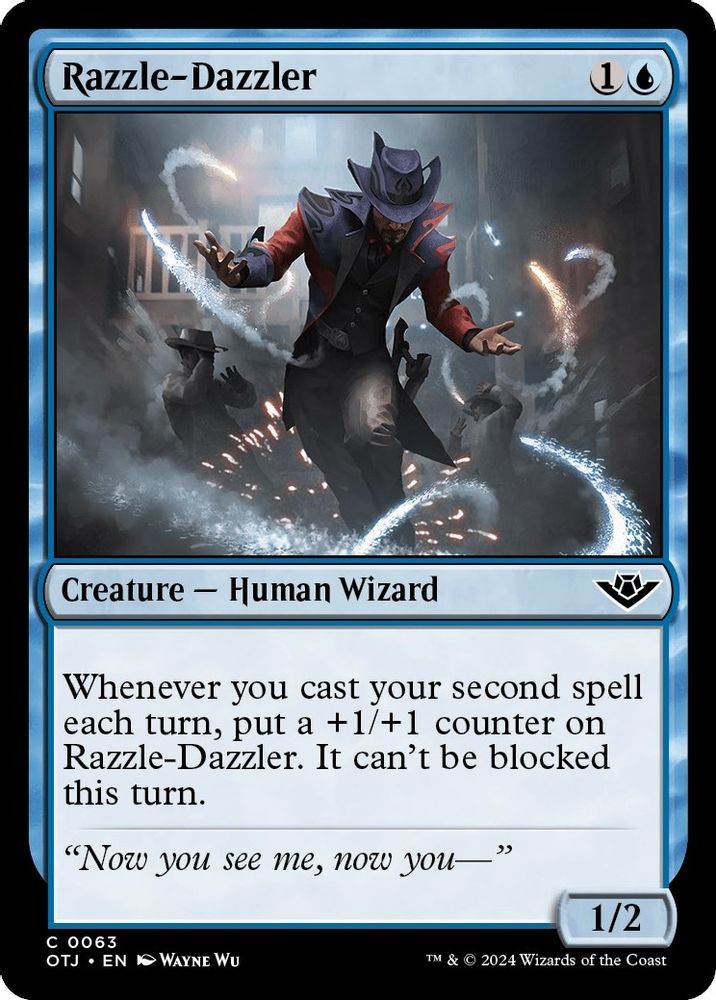 2024 Magic: The Gathering: OTJ - Razzle Dazzler (#63, Foil, C, Near Mint)
