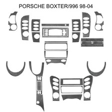 Carbon Fiber Interior Full Set Panel Cover Trims For Porsche Boxster 996 98-04
