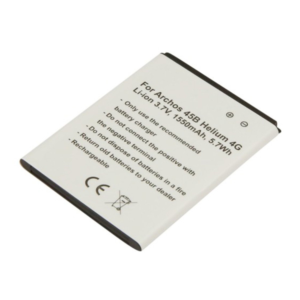 Batterie Archos 45b Helium 4G de rechange pour réparer les coupures
