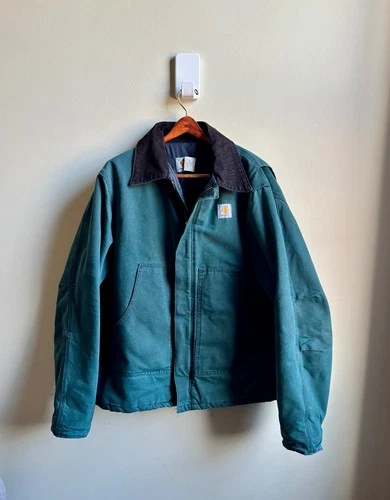Vintage Carhartt J22HTG XL TALL hunter green  - product listing photo