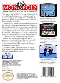Nintendo NES Monopoly - NTSC USA - Grade A