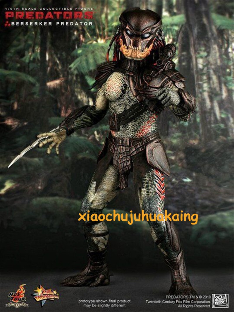 Hot Toys MMS130 1/6 Berserk Predator - Lion Face Predator Figure