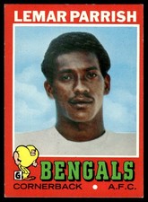 1971 Topps #233 Lemar Parrish Rookie Cincinnati Bengals EX
