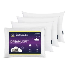 Sertapedic Dreamloft Bed Pillow, Standard Size (20"x26") 4 Pack