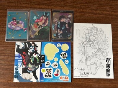 Blue Exorcist Rin Okumura Mephisto Pheles Card Sticker PostCard
