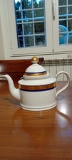 teiera seltmann weiden Bavaria Renate blu cobalto e oro vintage