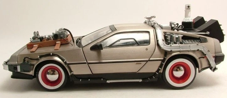 SUN STAR, DELOREAN DMC12 Ritorno al futuro III, 1/18, SUN2712 - Immagine 2 di 4