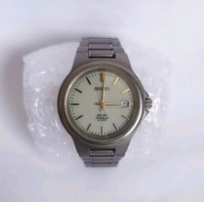 Seiko Solar Uhr V145-0D60 Titanium 10 Bar Japan