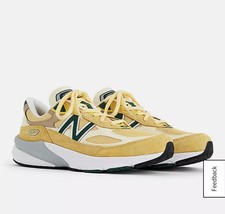 New Balance 990v6 Made in USA Sulphur Green Women  s 8 Men's 6.5 Athleisure Walk