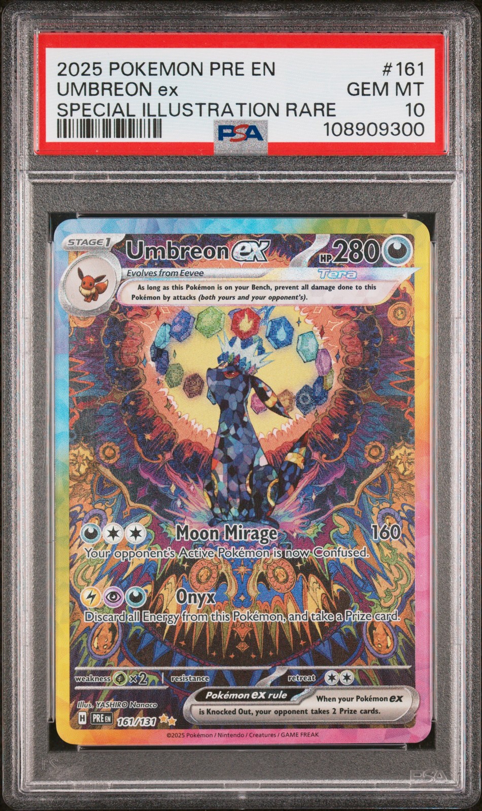 2024 ポケモン SV Umbreon #092 GEM MT 10