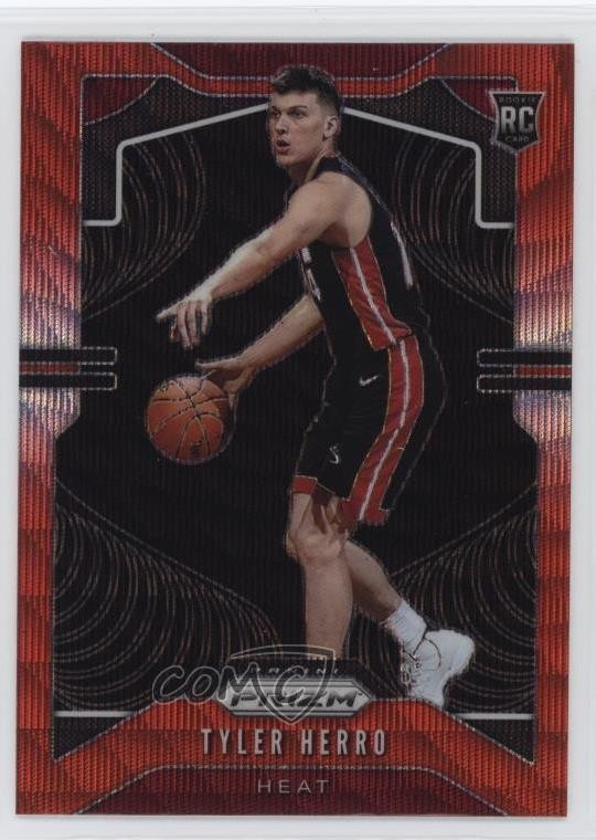 2019-20 Panini Prizm Rookie Ruby Wave Prizm Tyler Herro #259 Rookie RC 0y8p