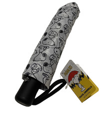 Snoopy Travel Unbrella Compact Auto Open Easy Close Peanuts