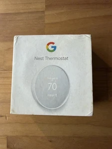 Google Nest Smart Programmable WiFi Thermostat Snow White GA01334-US