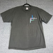 Anvil T-Shirt Mens XL Black UCLA Graphic Vintage 90s Made in USA Single Stitch