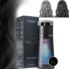Polar Hair Instant Dye Shampoo Hair Color Shampoo 200ml for Hair Natural Color