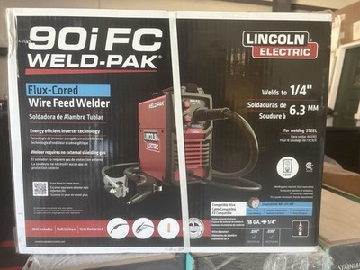 Lincoln Electric 90i FC WELD-PAK Flux-Cored Wire Feed Welder K5255-1 - NEW