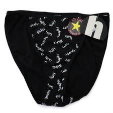 NEW Unbranded TRUE VINTAGE Y2K 90s Cotton High Cut String Bikini Panty LARGE
