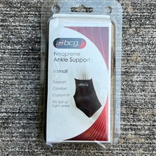 BCG Neoprene Ankle Support Brace Small Black Left or Right New