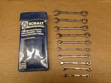 Kobalt USA 10-Piece Midget Combination Wrench Set With Pouch No 23603
