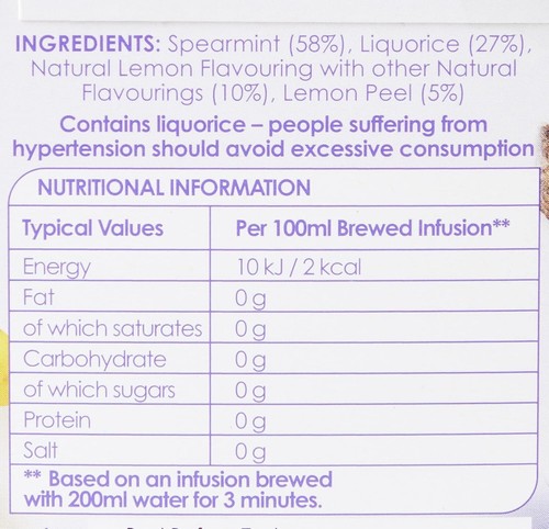 Twinings Liquorice and Spearmint Herbal Tea bags, 20 Tea bags - Picture 6 of 9