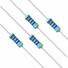 10 PCS 4.7K  Ohm 1 Watts Metal Film Resistors 1% Tolerance  Shipped  From USA