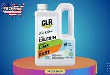 CLR Calcium Lime Rust Remover, Free & Clear Bathroom Descaler, 42 Oz
