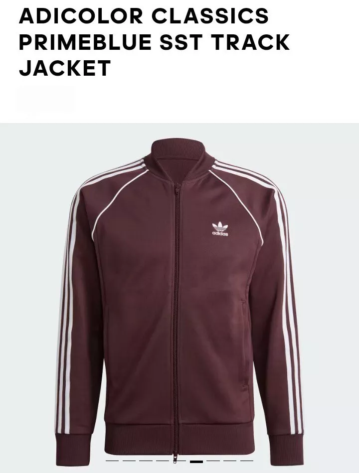 Size M- Adidas- Maroon) (Shadow | Classics Track eBay Adicolor Primeblue Jacket SST